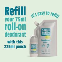 Salt of the Earth Unsented Roll-on Refill Deo Pouch